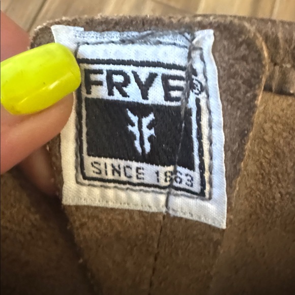 Frye Tan Boots with buckle size 7.5 - Picture 3 of 3